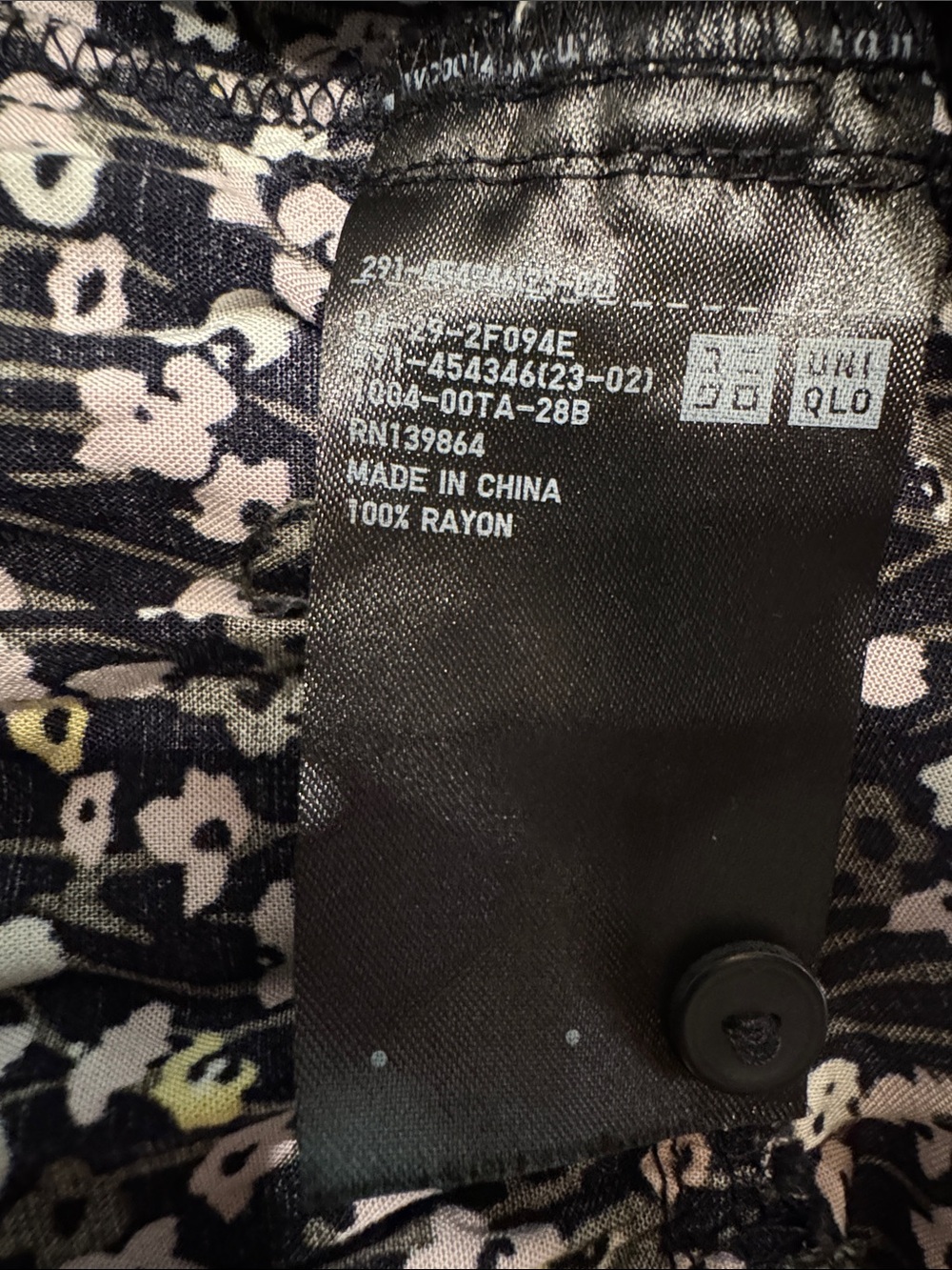 Uniqlo Floral Print Dress Size M - Picture 5 of 9